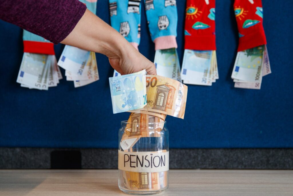 funded pension payments