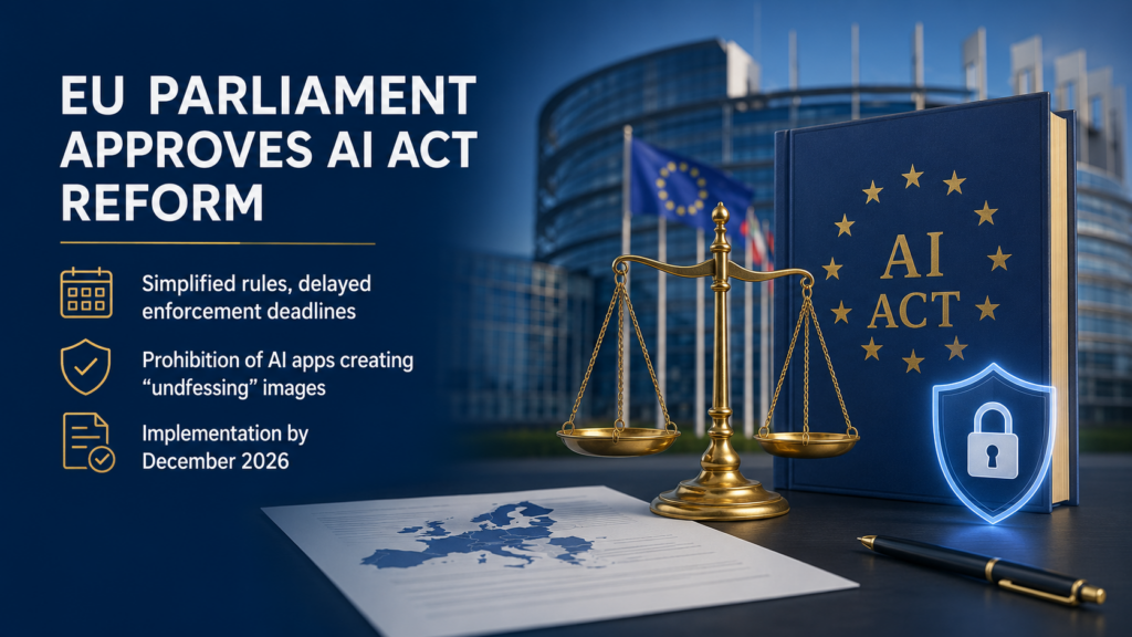 Simplification of the AI Act